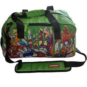 Sprayground Nickelodeon Slime Duffle Bag 90s Nicktoon Rugrats Ren Stimpy Limited